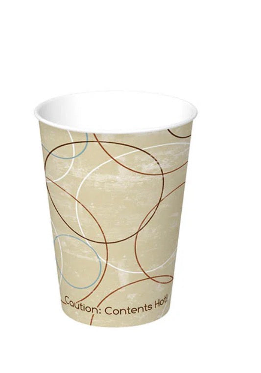 8 oz. Champagne Vending Paper Hot Cup