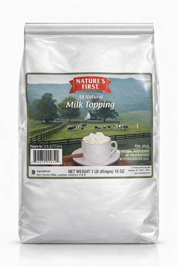 Nature’s First Milk Topping – 1 lb Bag (454 g)