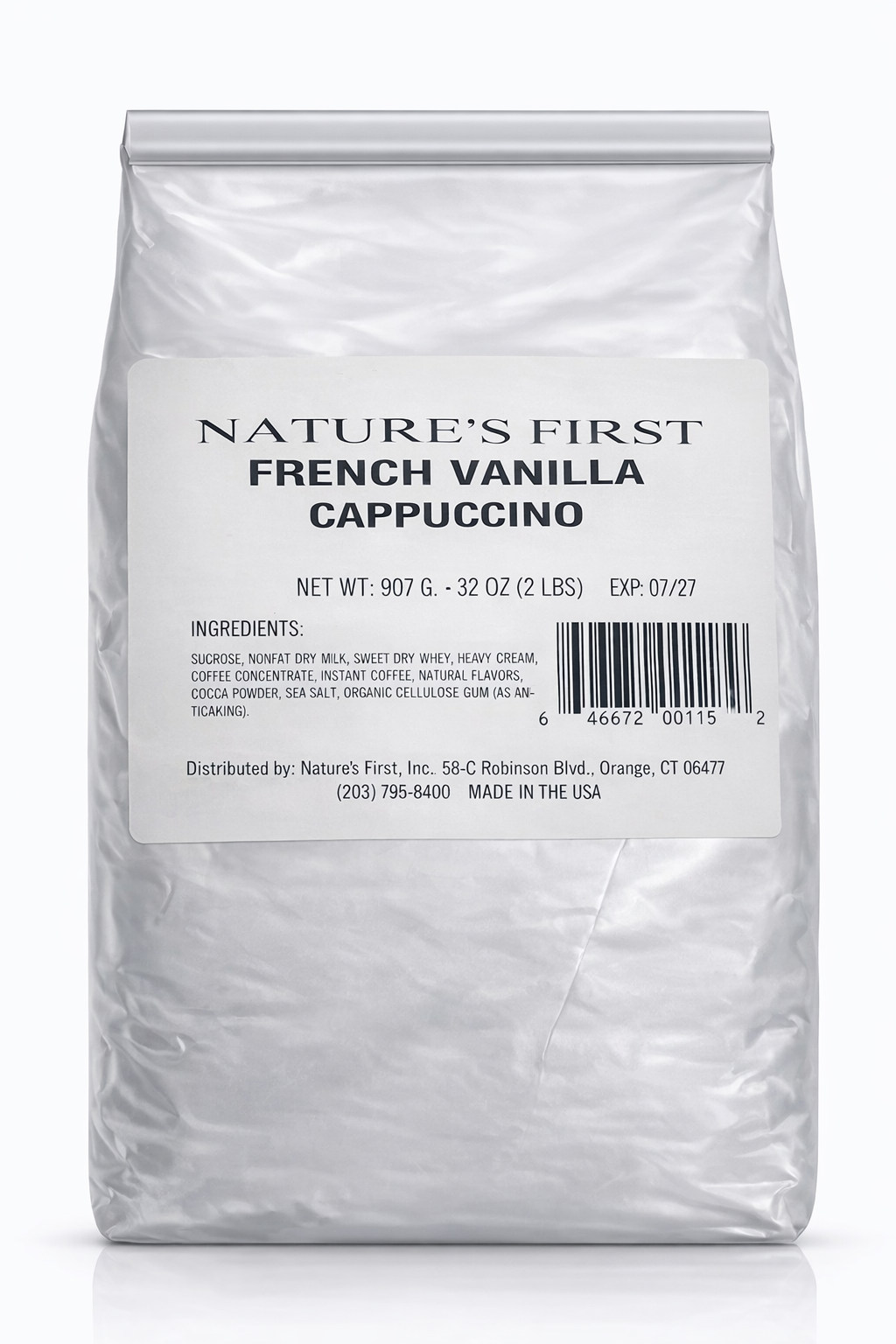 French Vanilla Cappuccino Mix 2lb Bag (907g)