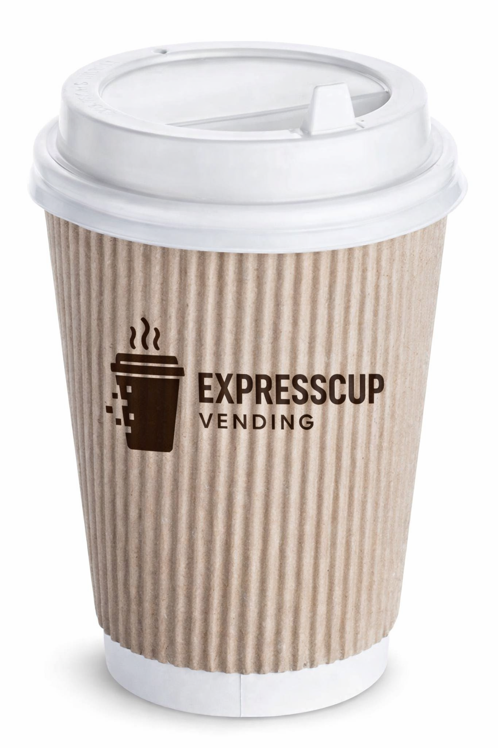 8 oz. Champagne Vending Paper Hot Cup